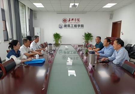 桐升公司董事長朱建良和副總經(jīng)理費建強(qiáng)帶隊赴嘉興學(xué)院建筑工程學(xué)院走訪交流